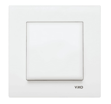 Выключатель VI-KO Karre одинарный Белый (31509737)