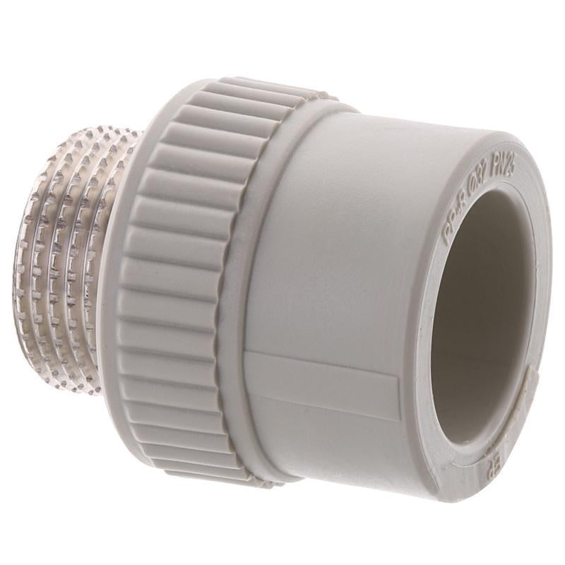 Муфта з'єднувальна Europroduct EP.0062 поліпропіленова зовнішня різьба-пайка 32x1" M ЗР (OL-EP3987) - фото 2 Муфта з'єднувальна Europroduct EP.0062 поліпропіленова зовнішня різьба-пайка 32x1" M ЗР (OL-EP3987) - фото 2