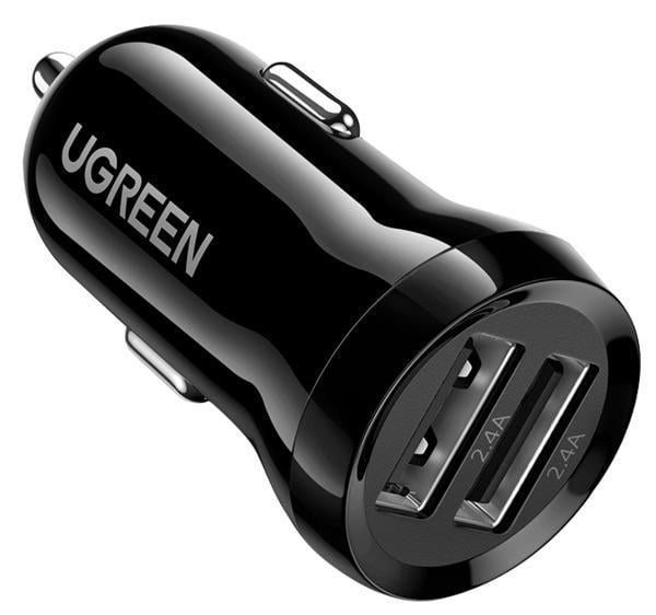 Автомобильное зарядное устройство UGREEN ED018 Dual USB Car Charger 50875