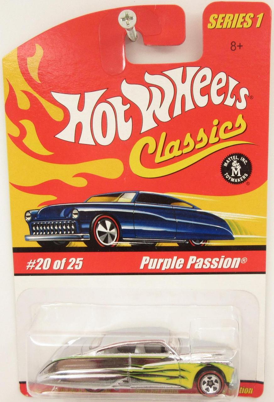Игрушечная машинка Hot Wheels Purple Passion 49 Mercury 2005 Classics Series 1 20/25 Chrome (H7085-c)