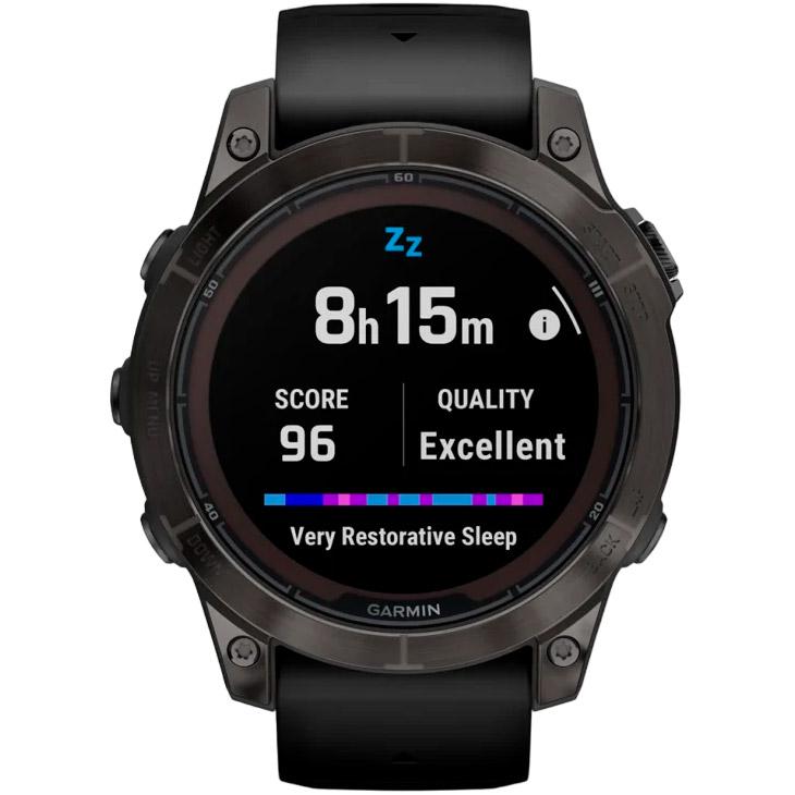 Смарт-часы Garmin Fenix 7 Pro Sapphire Solar Edition 47mm Carbon Gray DLC Titanium with Black Band (010-02777-10) - фото 4