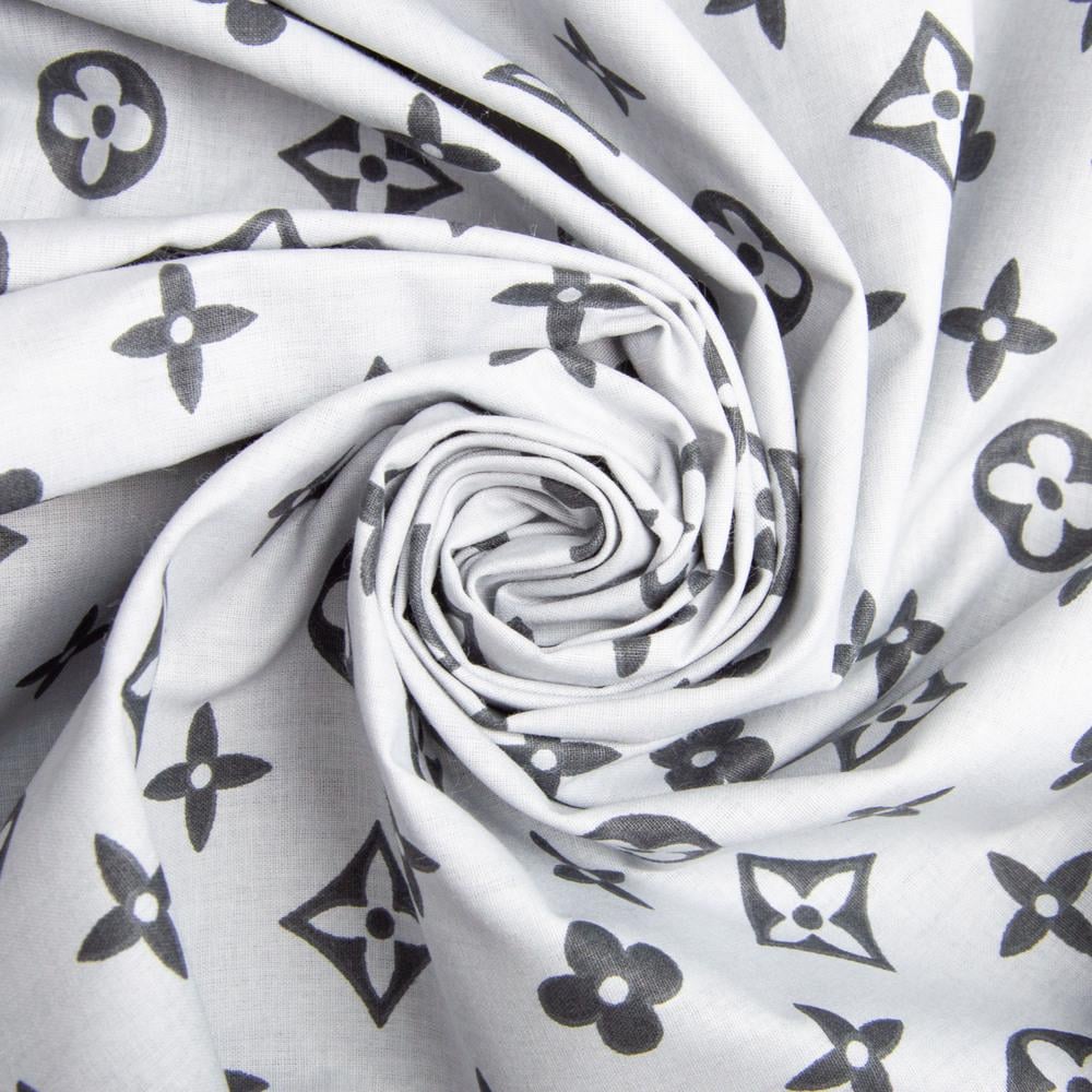 Тканина бязь ранфорс для постільної білизни LV 2,4 м Сірий (24974)