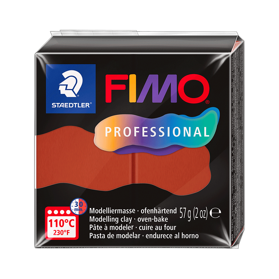 Глина полимерная Fimo Professional 57 г Терракотовый (8040-74)