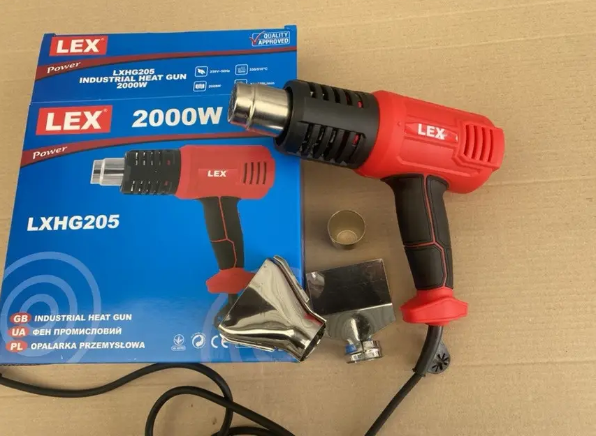 Фен будівельний LEX LXHG205 2000W (10808) - фото 2