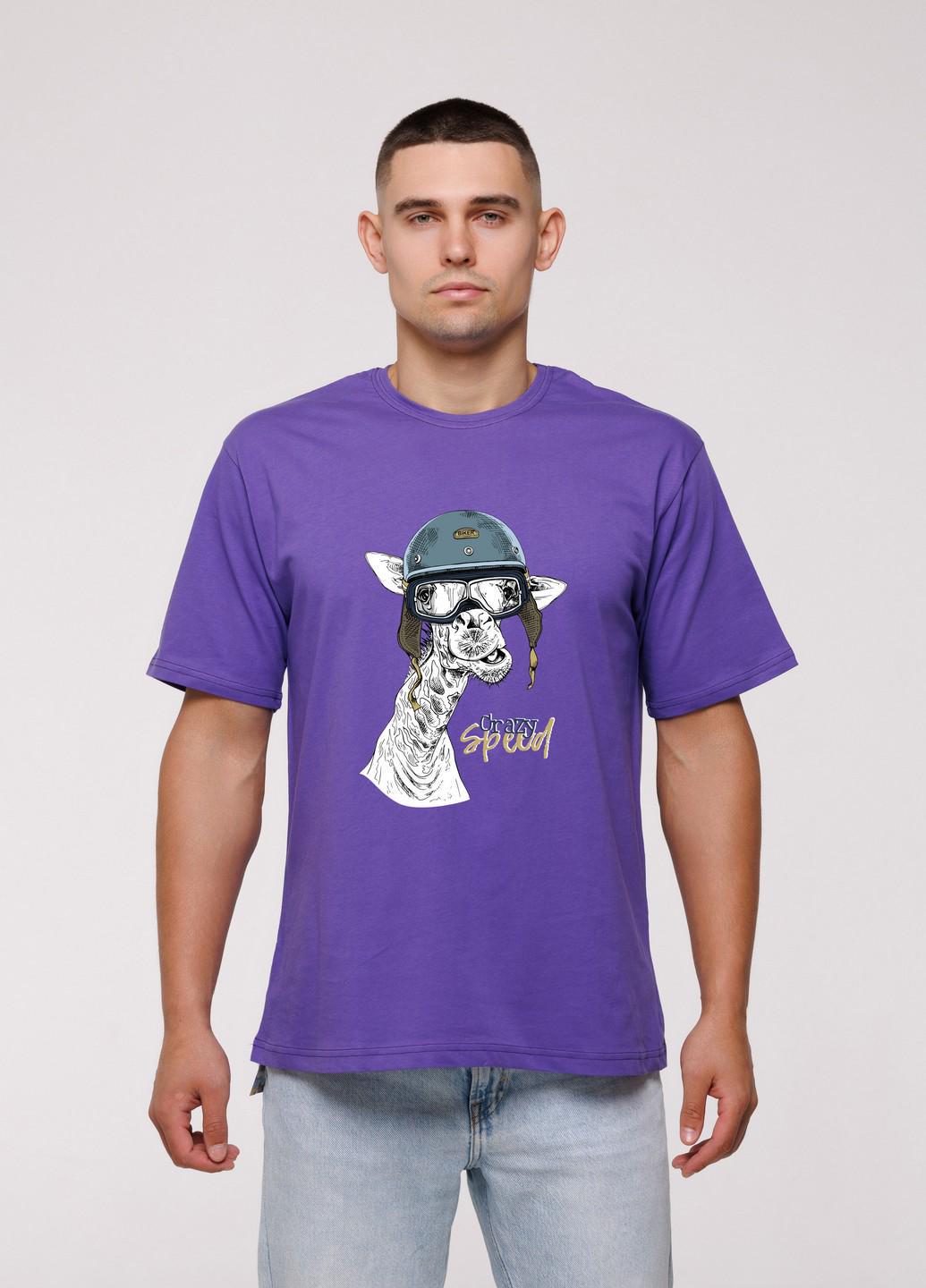 Мужская футболка Crazy speed Наталюкс M Зеленый (1218038602421)
