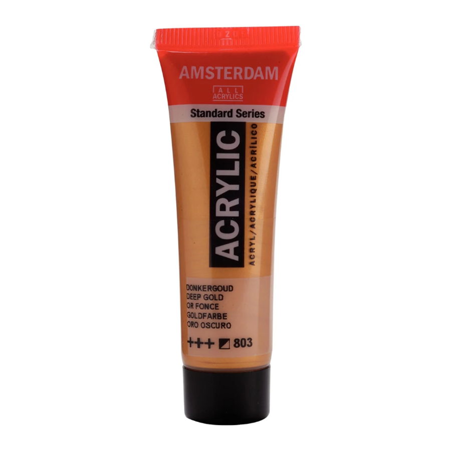 Краска акриловая AMSTERDAM Royal Talens 17048030 3 шт. 20 мл 803 Золотой темный (8712079348120)