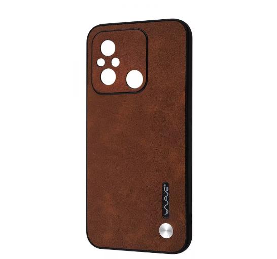 Чехол-накладка для телефона WAVE Leather Case - Xiaomi Redmi 12C dark brown (508550140)