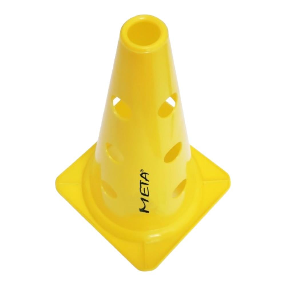 Конус для тренувань Meta Cone Marker with holes 2.0 з отворами 30 см Жовтий (1801214201)