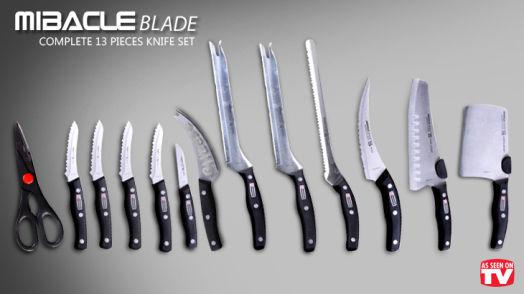 Набір кухонних ножів Диво-ножі Mibacle Blade World Class - фото 3