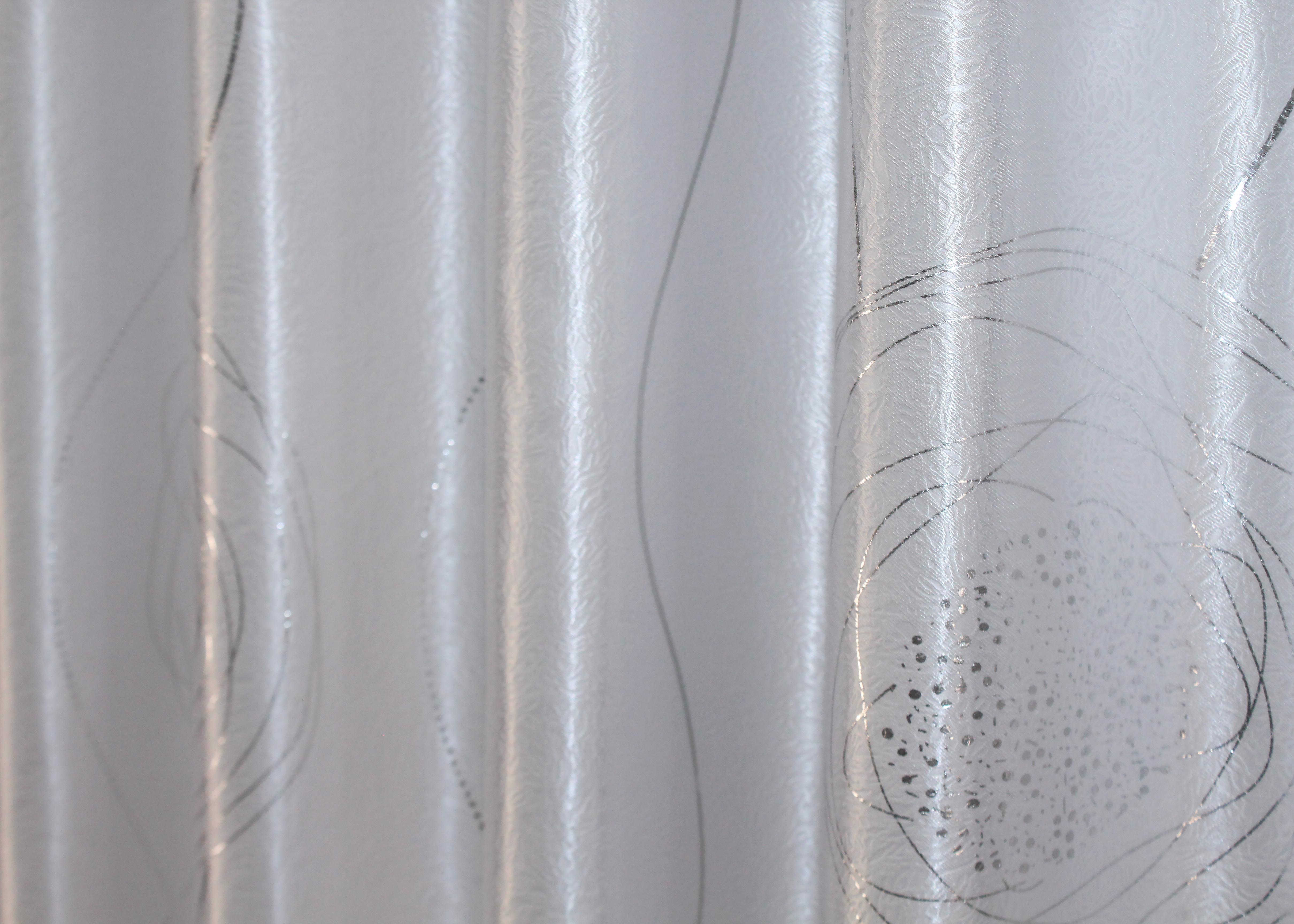 Комплект готовых штор VR-Textil Софт № 1415ш 100х270 см 2 шт. Белый (31-669) - фото 8