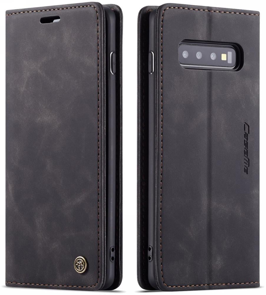 Чехол книжка с магнитом Samsung Galaxy S10 Plus CaseMe Black (16233-2B)