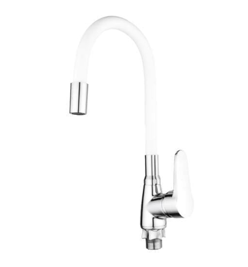 Смеситель для кухни MIXXUS Elvis 014 Nut Refl White (MI6309) Смеситель для кухни MIXXUS Elvis 014 Nut Refl White (MI6309)