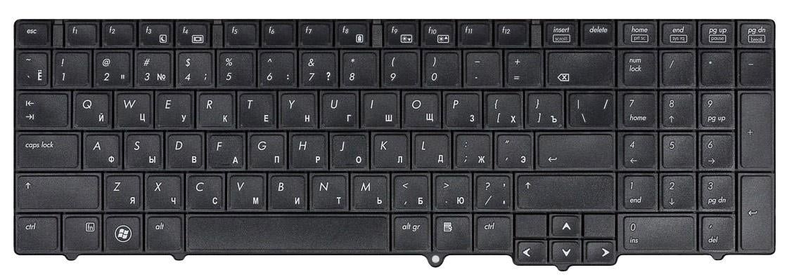 Клавиатура для ноутбука HP ProBook 6540B/6550B Black