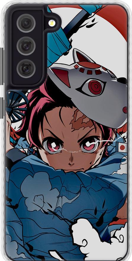 Чехол на Samsung Galaxy S21 FE Танджиро Камадо (5574pc-2302-42517)