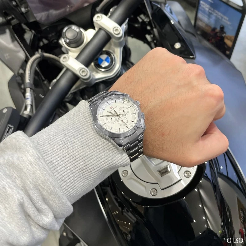 Наручний годинник Forsining 6917 Silver/White - фото 7 Наручний годинник Forsining 6917 Silver/White - фото 7