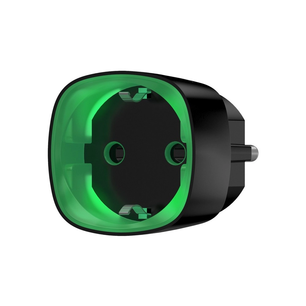 Розетка умная беспроводная Ajax Socket со счетчиком энергопотребления Black (13327.34.BL1)
