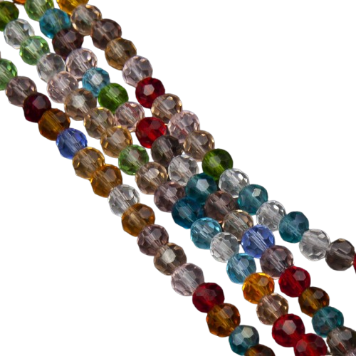 Бусины хрусталь огранка шар 95 шт. 37 см 4 мм Разноцветный (БС0004х52) Бусины хрусталь огранка шар 95 шт. 37 см 4 мм Разноцветный (БС0004х52)