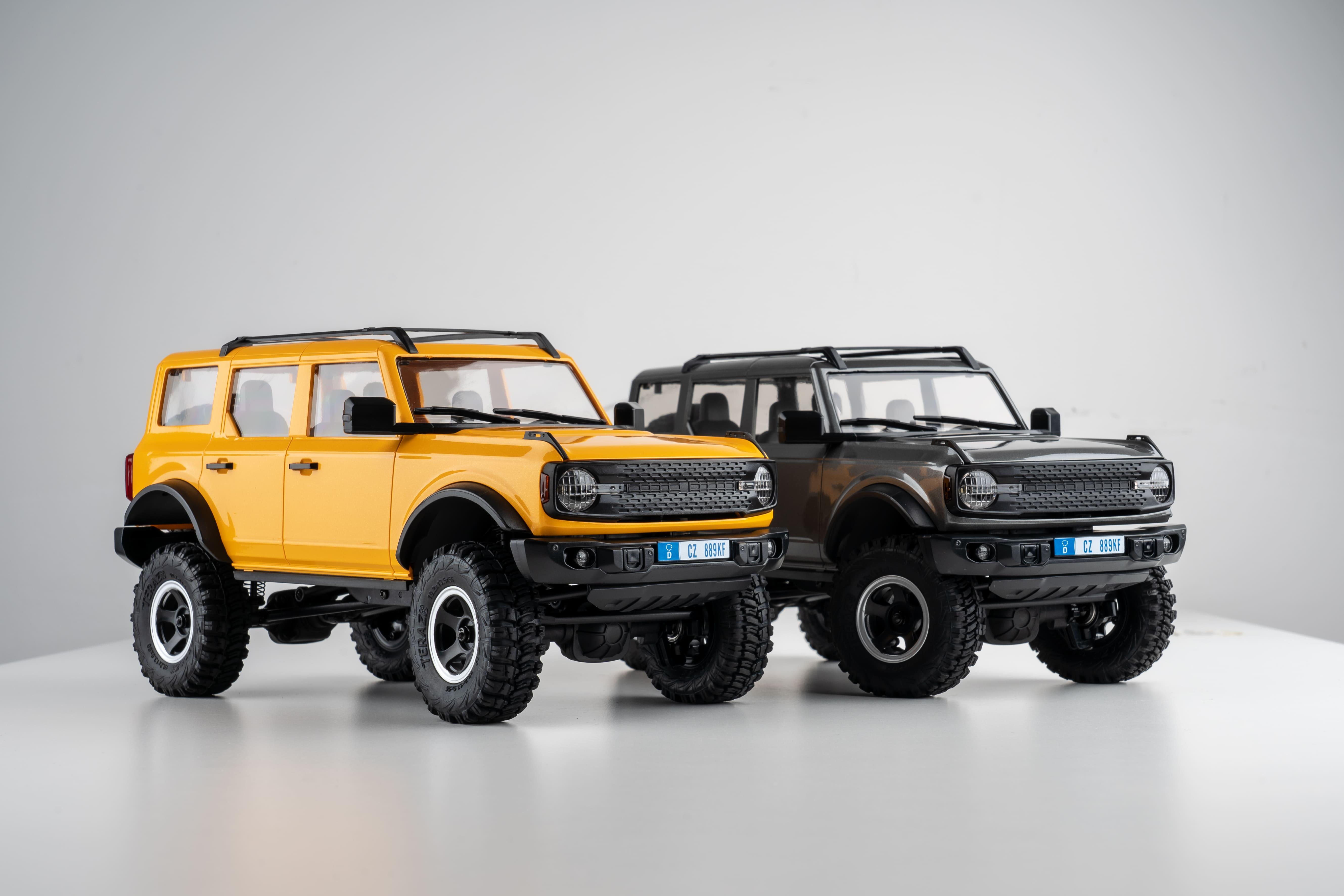 Радиоуправляемая машина EazyRC 1:18 Bronx Bronco RTR Yellow - фото 6