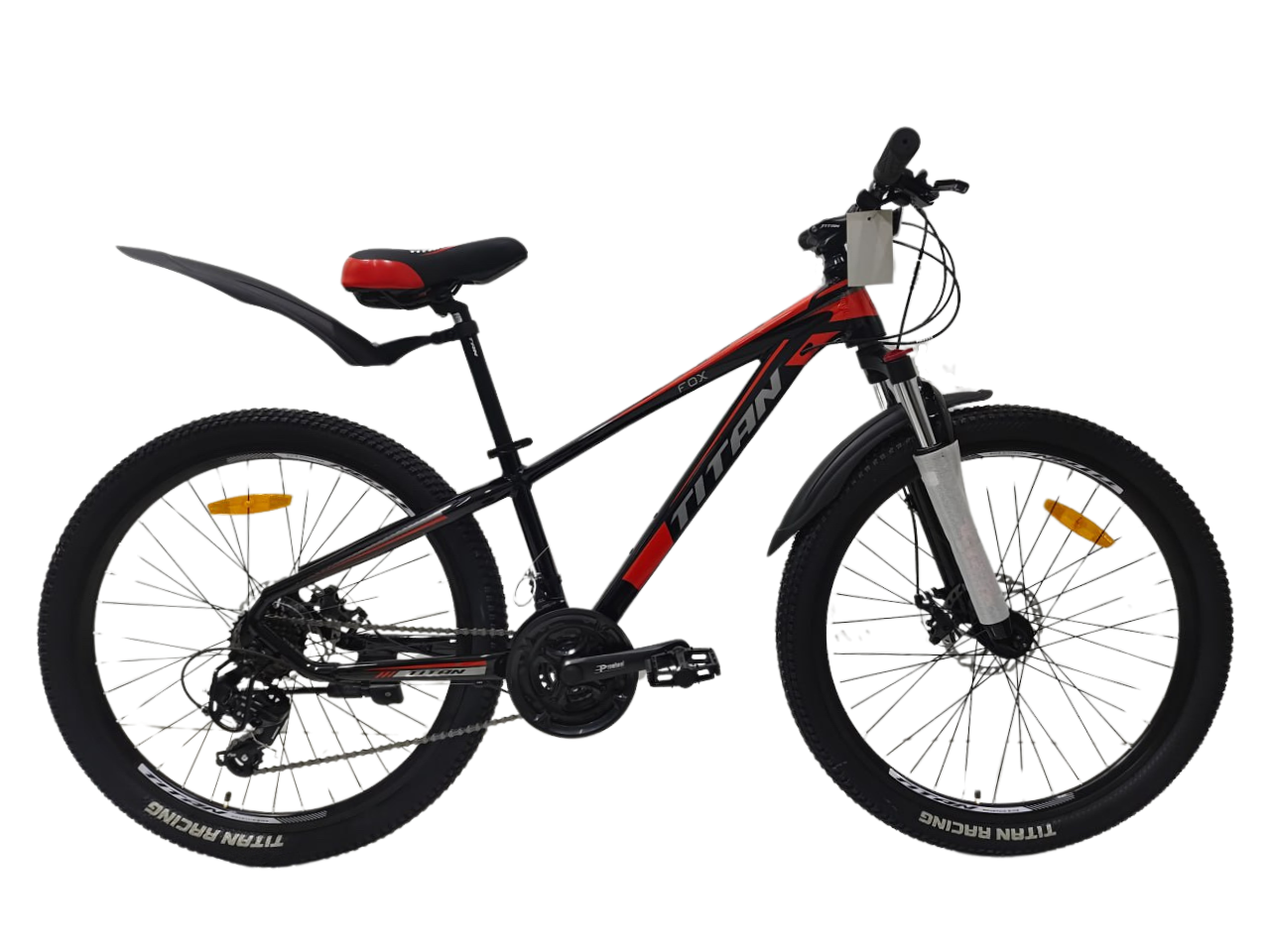 Велосипед Titan FOX 26" 13" Чорно-червоний