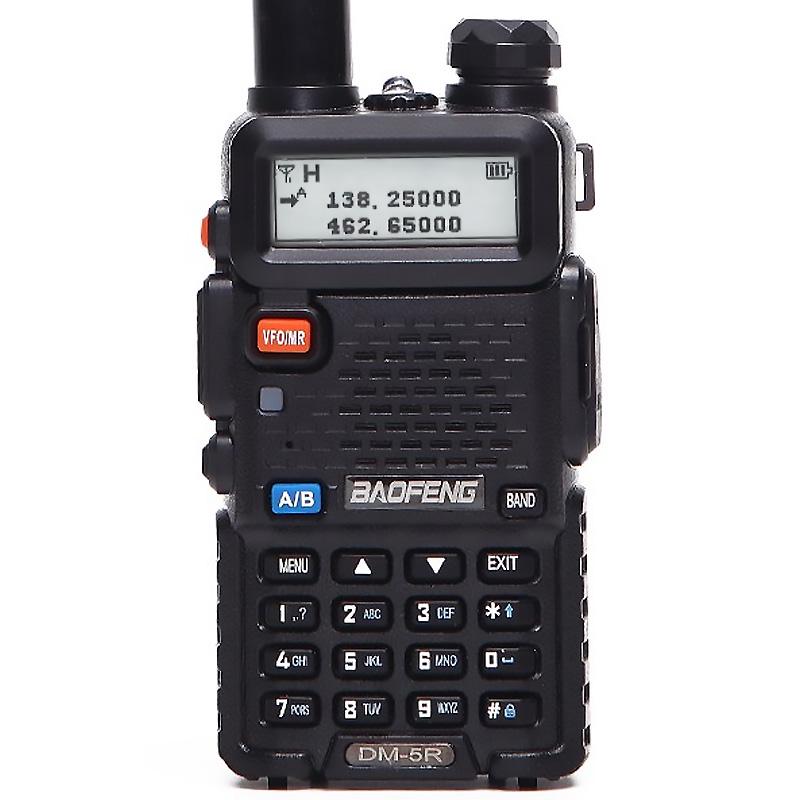 Рація цифрова стандарту DMR Baofeng DM-5R Tier1 Tier2 VHF/UHF 5 Вт, 2000. мАг