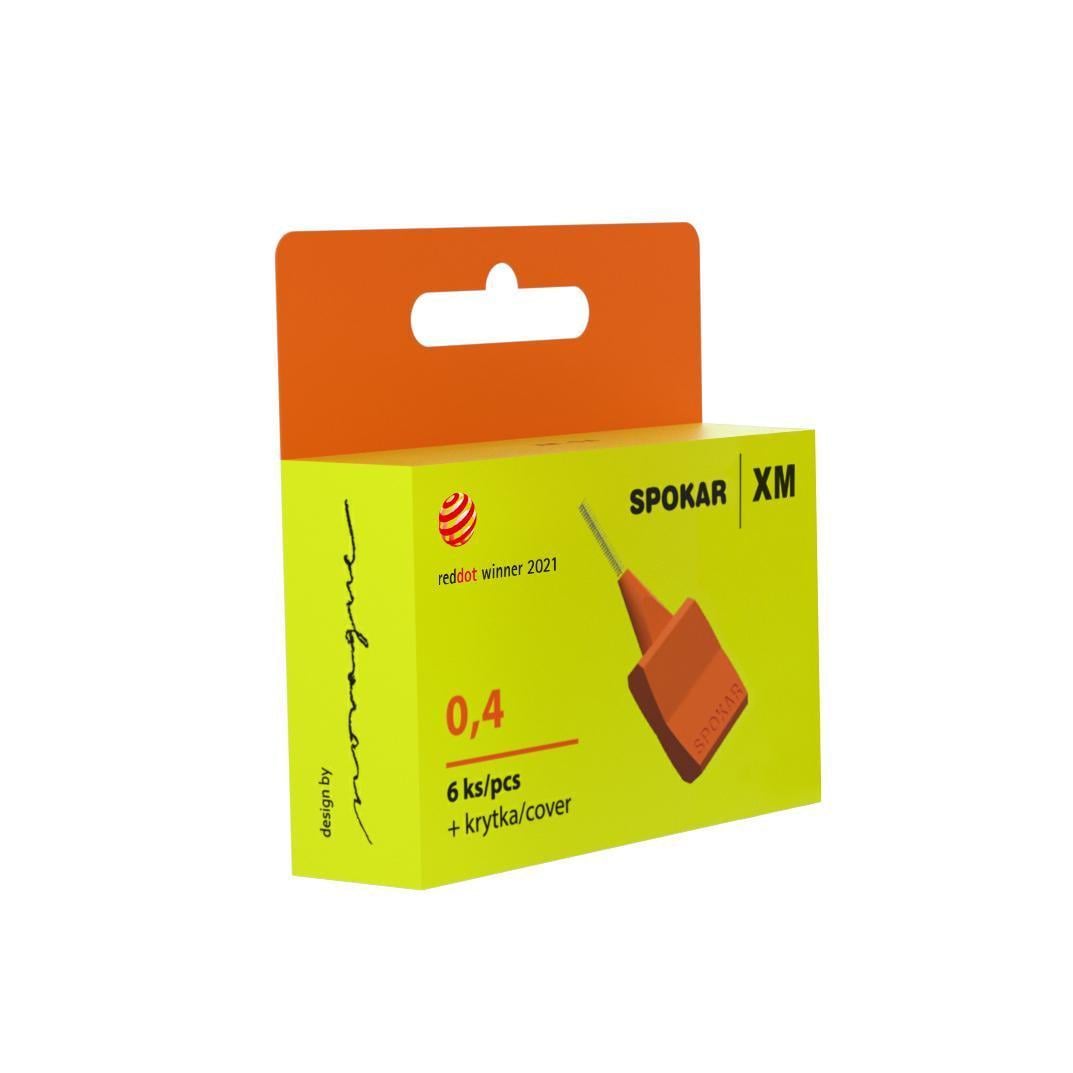 Ершики межзубные Spokar XM прямые 0,4 мм 6 шт. (6800)
