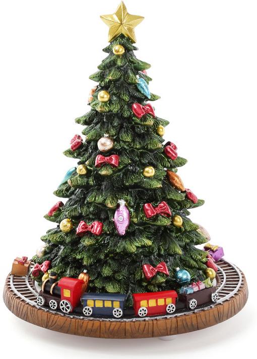 Новогодняя музыкальная игрушка Нарядная елка 18,5 см (BD-559-230)
