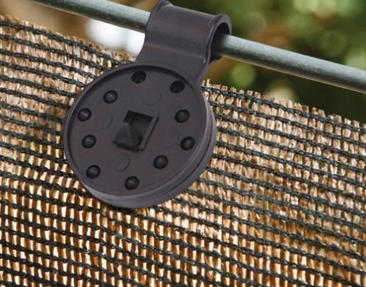 Кліпси для кріплення затіняючої сітки Чорний (25983552) - фото 3 Кліпси для кріплення затіняючої сітки Чорний (25983552) - фото 3