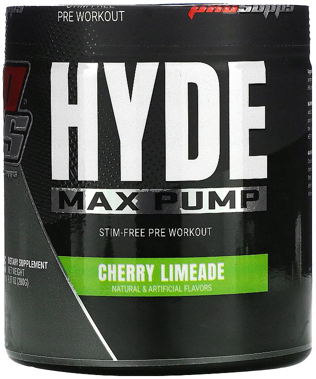Предтренировочный комплекс Pro Supps Hyde Max Pump Stim-Free Pre Workout Cherry Limeade 280 g