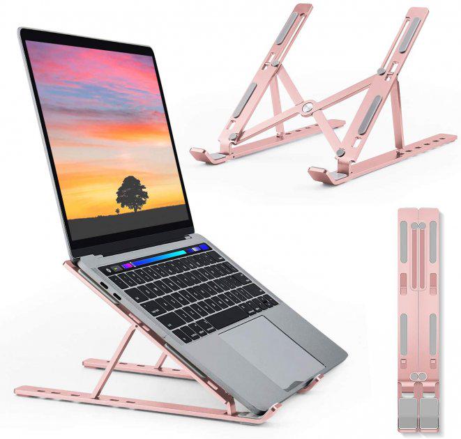 Подставка для планшета/ноутбука Laptop Stand Розовый (77391aed) - фото 5