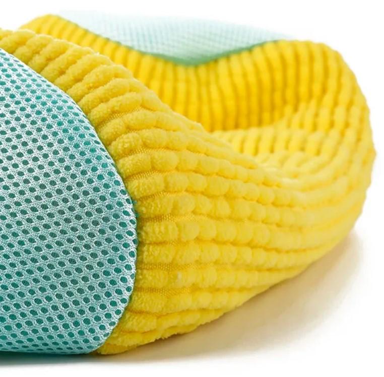 Мішок-сумка для прання білизни та взуття BauTech універсальний 39x19 см Жовтий (2104618713) - фото 15