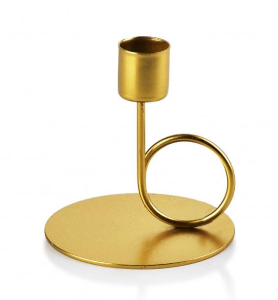 Подсвечник металлический Cedric Gold (35718)