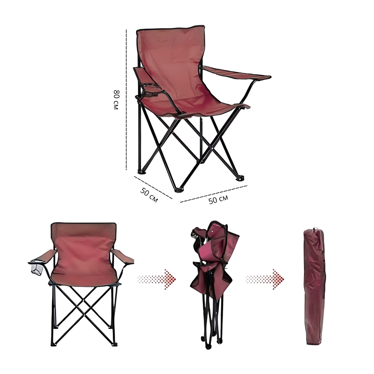 Стул туристический раскладной Ander 600D для отдыха/кемпинга/рыбалки/охоты ткань oxsford до 110 кг Коричневый (10402026) - фото 9 Стул туристический раскладной Ander 600D для отдыха/кемпинга/рыбалки/охоты ткань oxsford до 110 кг Коричневый (10402026) - фото 9