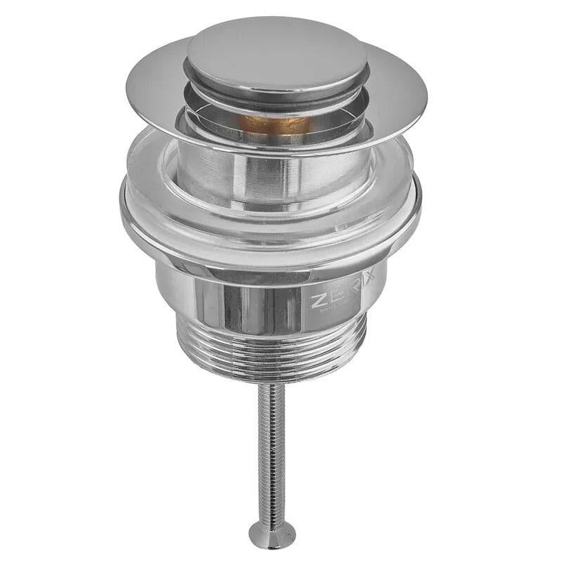 Клапан донный Zerix BV-04 Click-Clack 1 1/4" для умывальника Хром глянцевый (ZX6021) Клапан донный Zerix BV-04 Click-Clack 1 1/4" для умывальника Хром глянцевый (ZX6021)