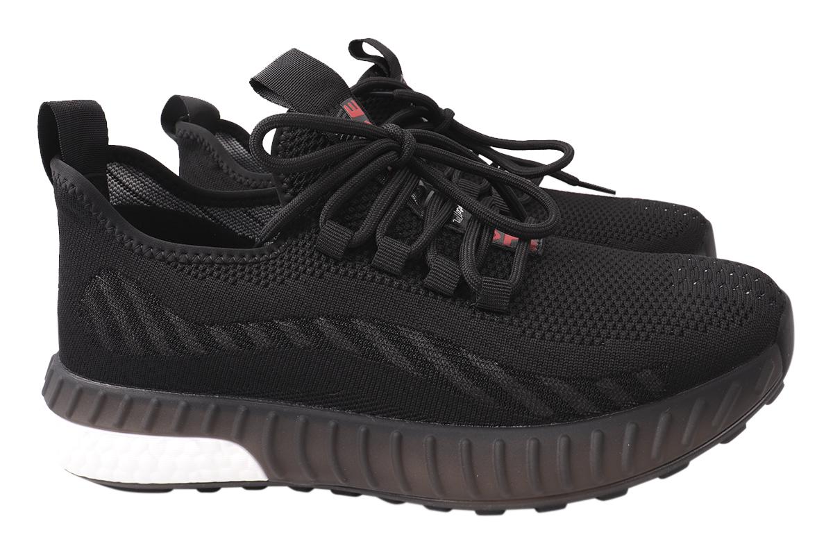 Кроссовки мужские Ziano из текстиля на низком ходу р. 40 Черный (4-21DK)