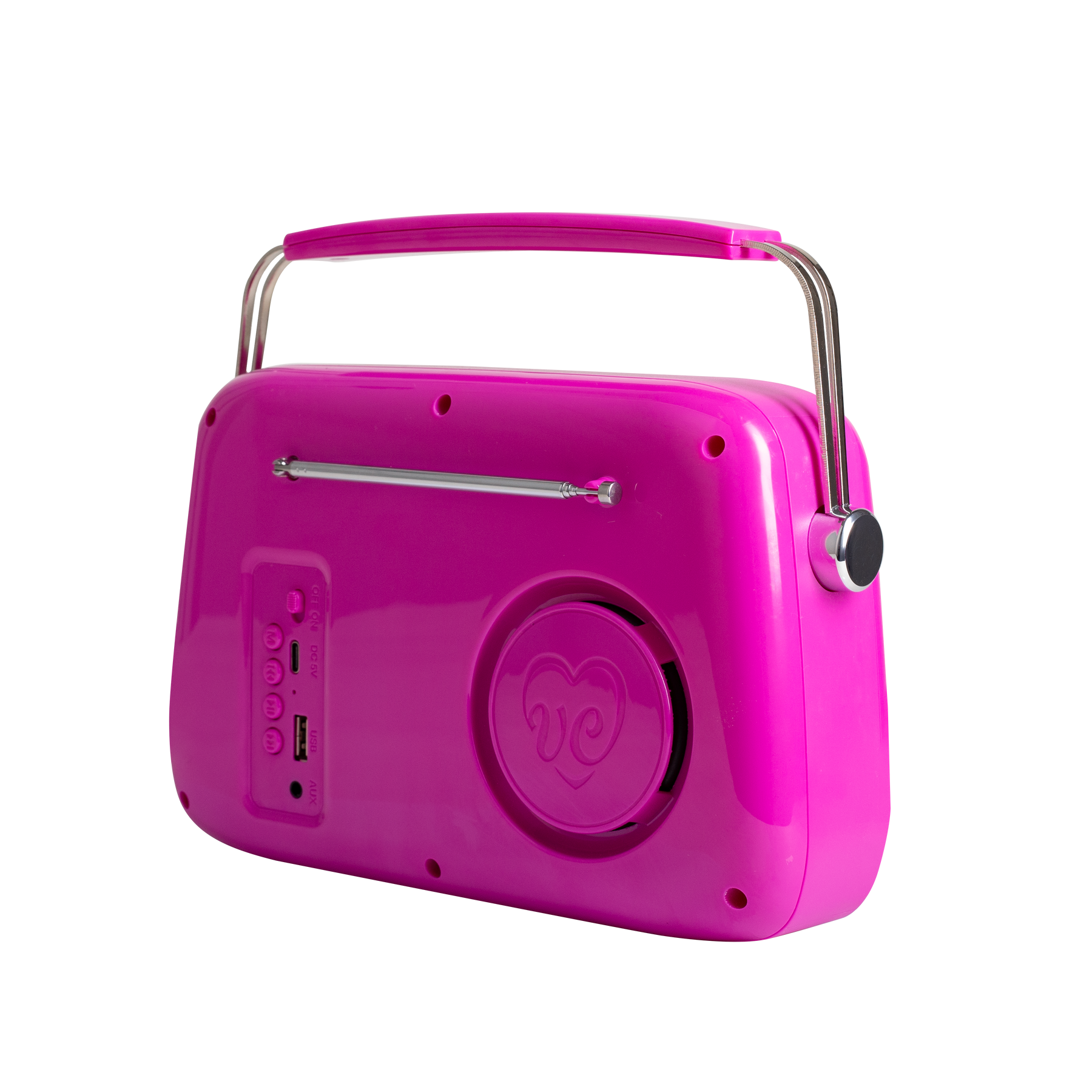 Радіо у ретро стилі Bluetooth Vintage Cuisine металева ручка Рожевий - фото 4 Радіо у ретро стилі Bluetooth Vintage Cuisine металева ручка Рожевий - фото 4