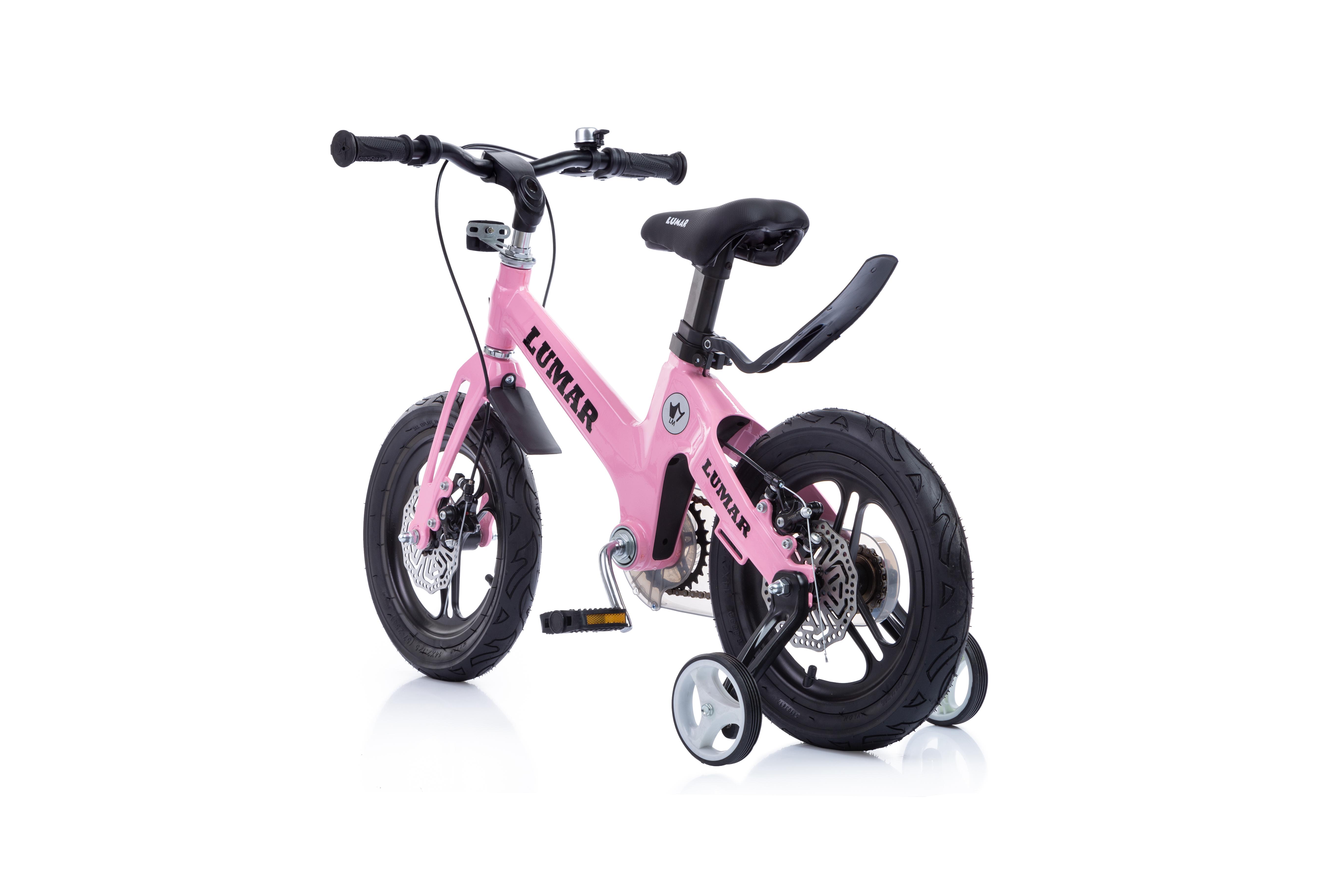 Магнієвий дитячий велосипед LUMAR 18" Рожевий (1400) - фото 3 Магнієвий дитячий велосипед LUMAR 18" Рожевий (1400) - фото 3