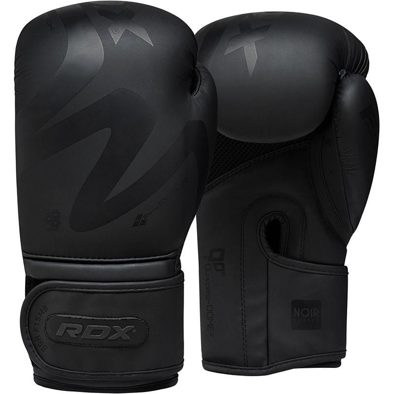 Боксерські рукавиці RDX BOXING GLOVES F15 12 унцій Чорний (BGR-F15MB 12)