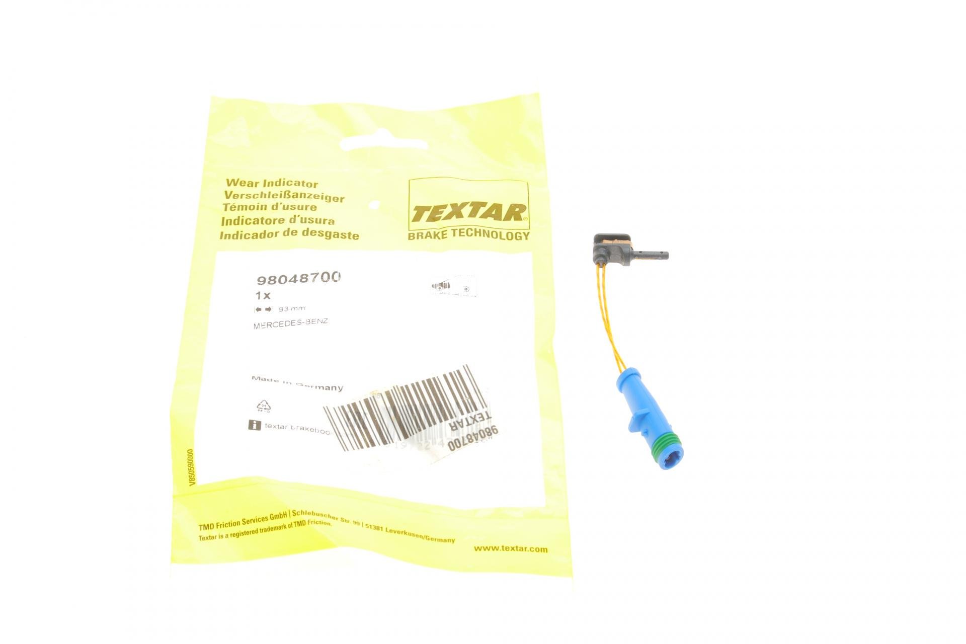 Датчик зносу гальмівних колодок Mercedes A-class W176/E-class W213 12 (98048700) Датчик зносу гальмівних колодок Mercedes A-class W176/E-class W213 12 (98048700)