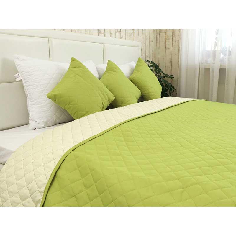 Покрывало двухстороннее Руно Braid 212x240 см Серый (28092644) - фото 8