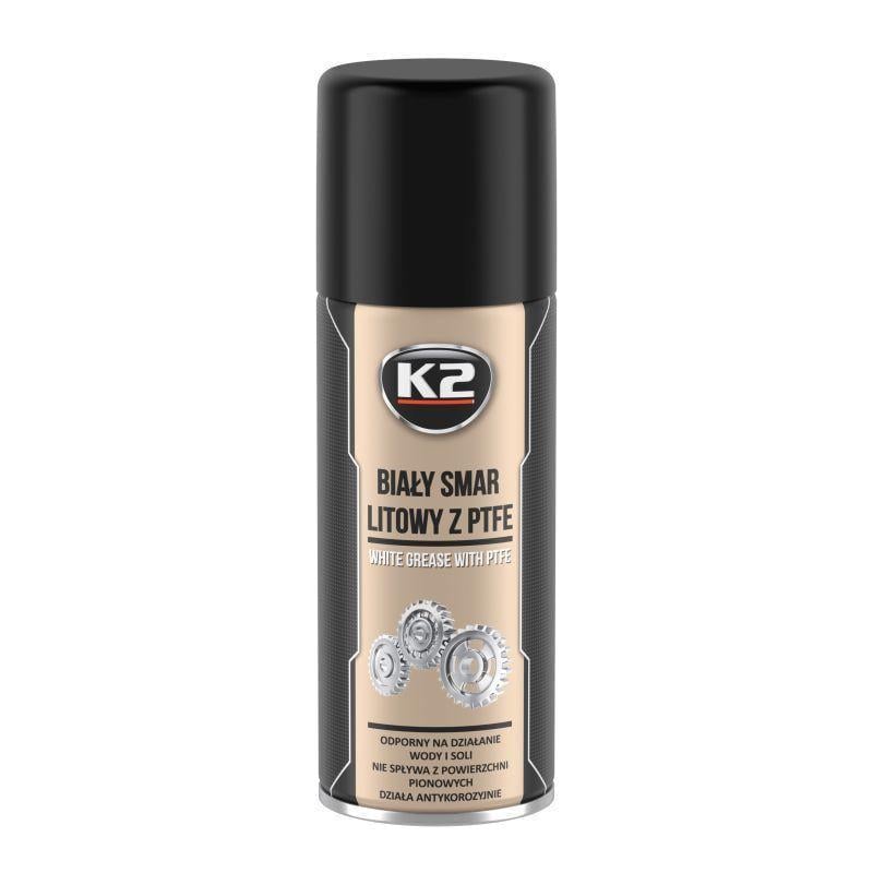 Смазка белая литиевая из PTFE K2 White Grease 400 мл (W121)