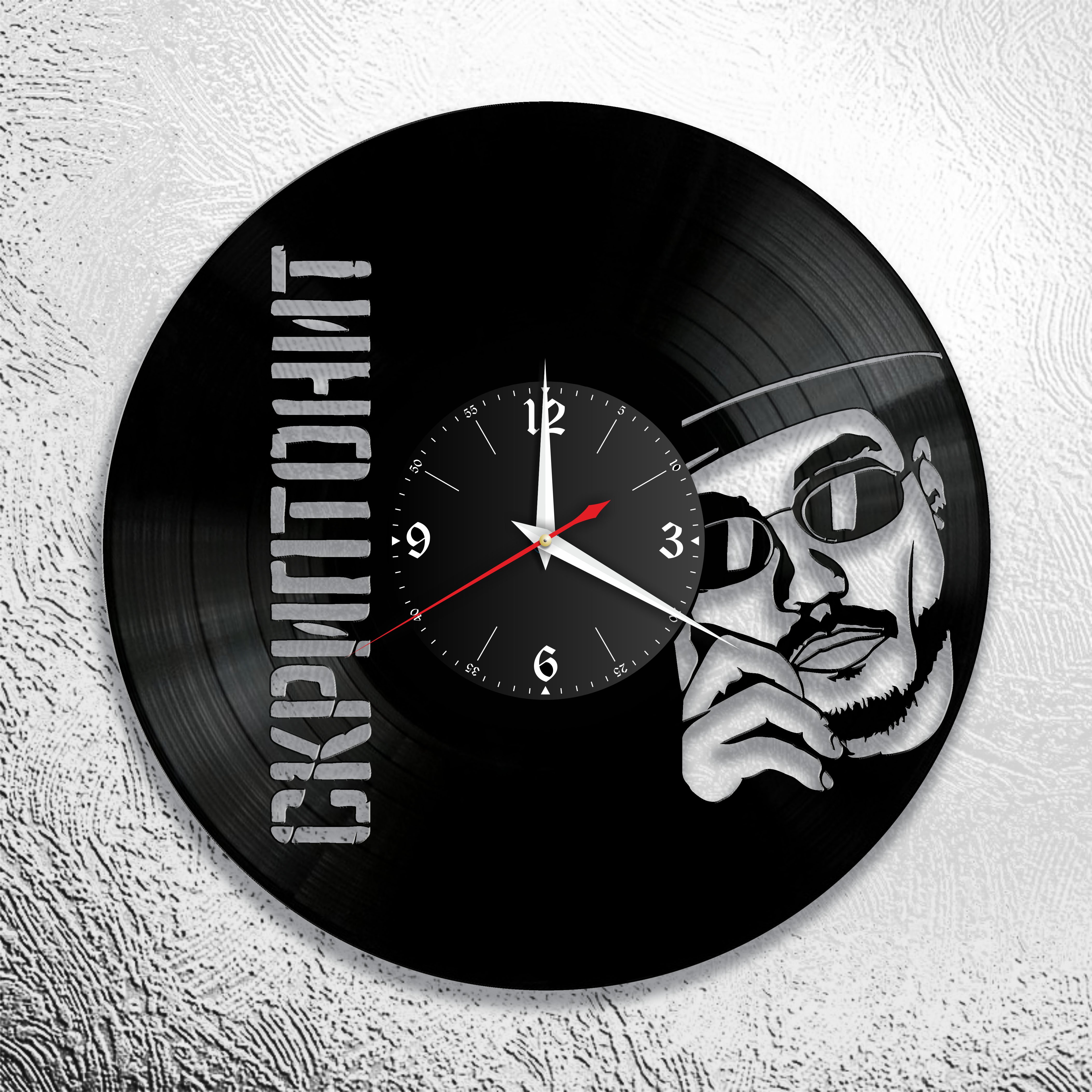 Часы настенные Скриптонит 0762 из виниловой пластинки