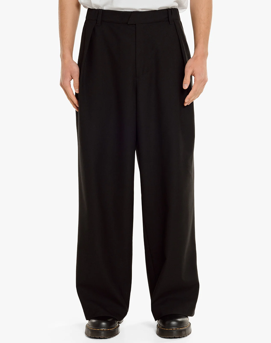 Брюки Reverse pleat poly-viscose чоловічі ACT.1 чорні XS