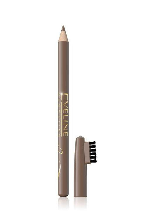 Олівець для брів контурний Eveline Cosmetics Eyebrow Pencil 1,2 г Світло-коричневий