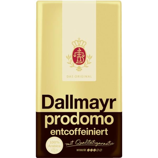 Кофе молотый Dallmayr Prodomo без кофеина 500 г (113713)