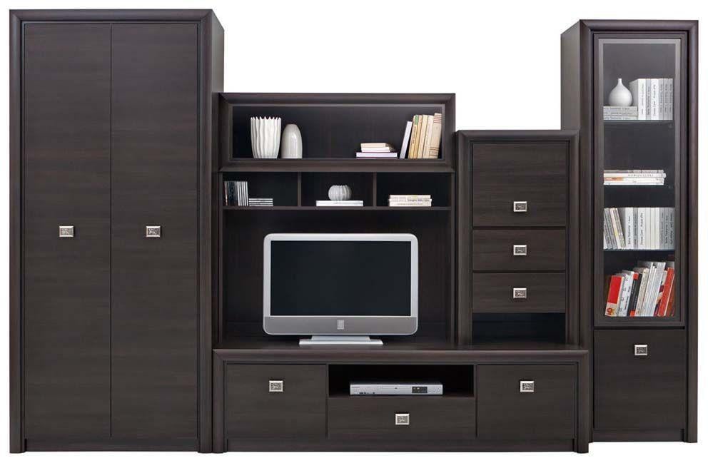 Гостиная Тумба под телевизор Gerbor Петио из ДСП Венге магия