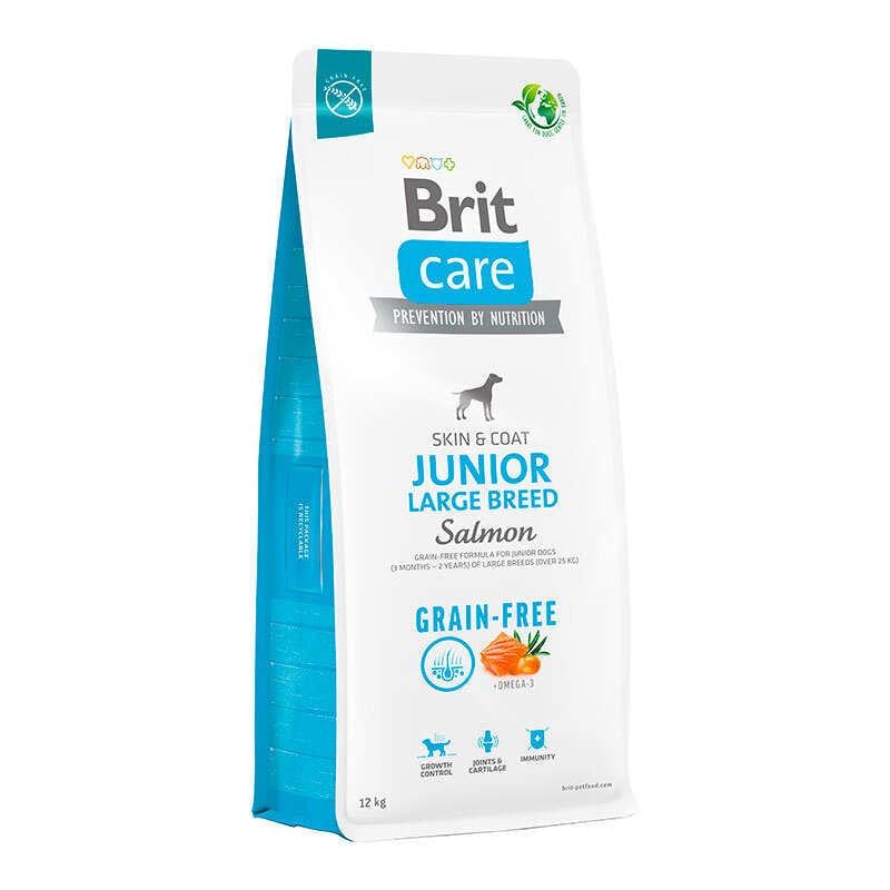 Корм сухий для собак Brit Care Dog Grain-free Junior Large Breed з лососем 12 кг (172201) Корм сухий для собак Brit Care Dog Grain-free Junior Large Breed з лососем 12 кг (172201)