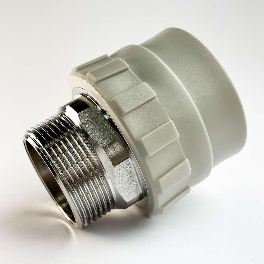 Муфта SANTAN 50х1 1/2" PP-R с наружной резьбой (69993)