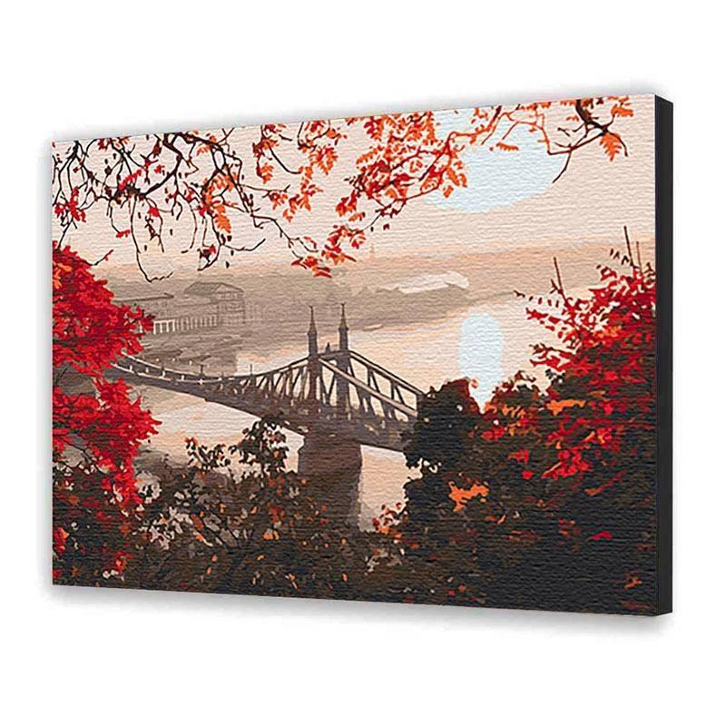 Картина по номерам Мост с красками и кистями 40х50 см Multicolor (1290307982)