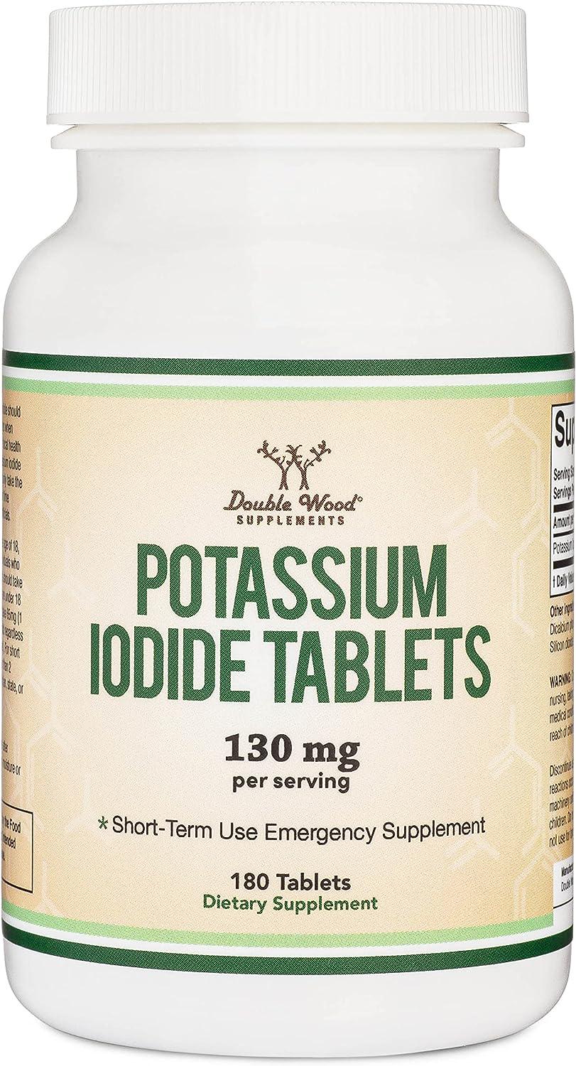 Витамины Double Wood Potassium Iodide 130 mg 180 таблеток (00000038514)