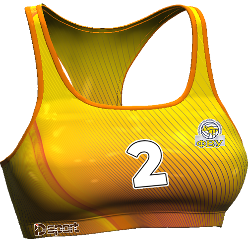 Топ для пляжного волейболу S Жовтий (15351701)